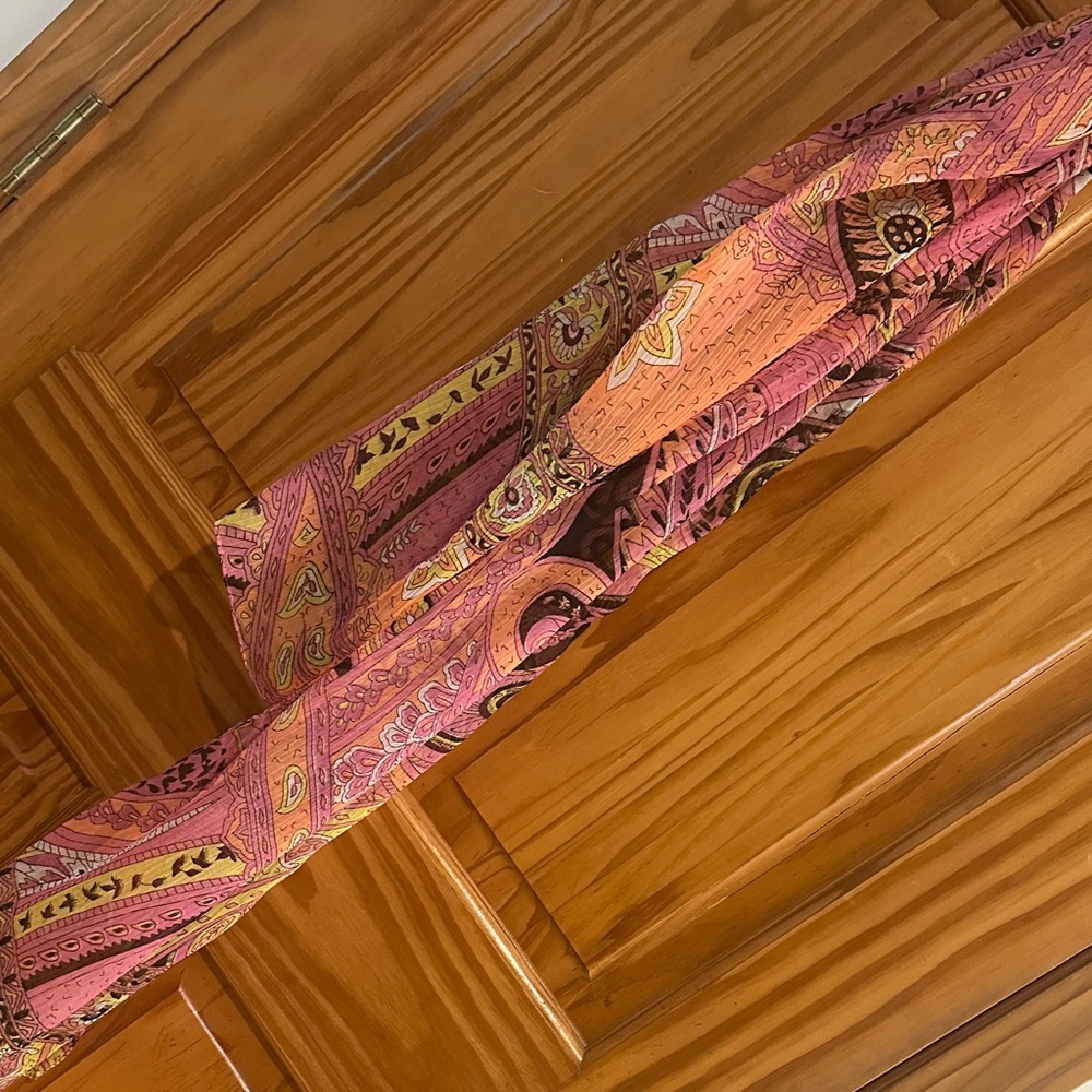 Colorful Paisley Scarf - Picture 4 of 4